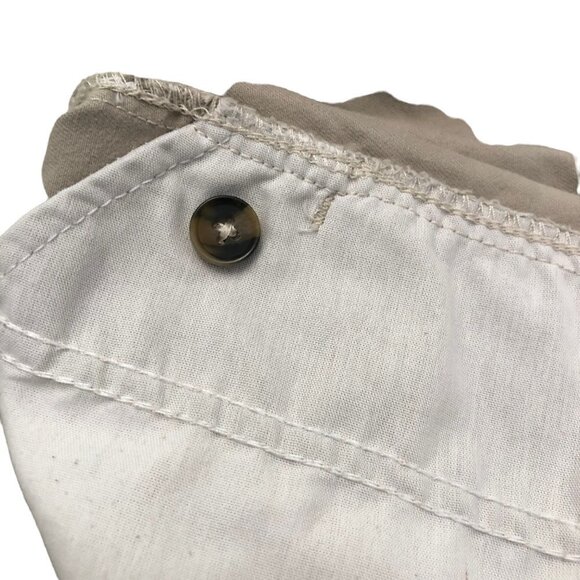 Men's Saddlebred Shorts Khaki Size 46W Front and Back Pockets Flat Front - Picture 5 of 6